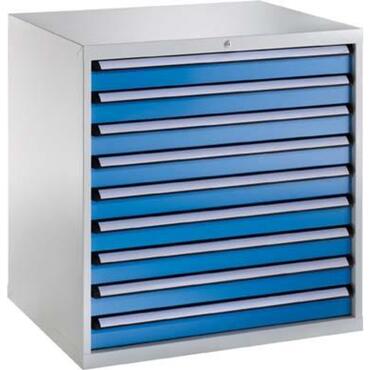 Drawer cabinet, W1005xD695xH1000 mm, with 9 drawers
